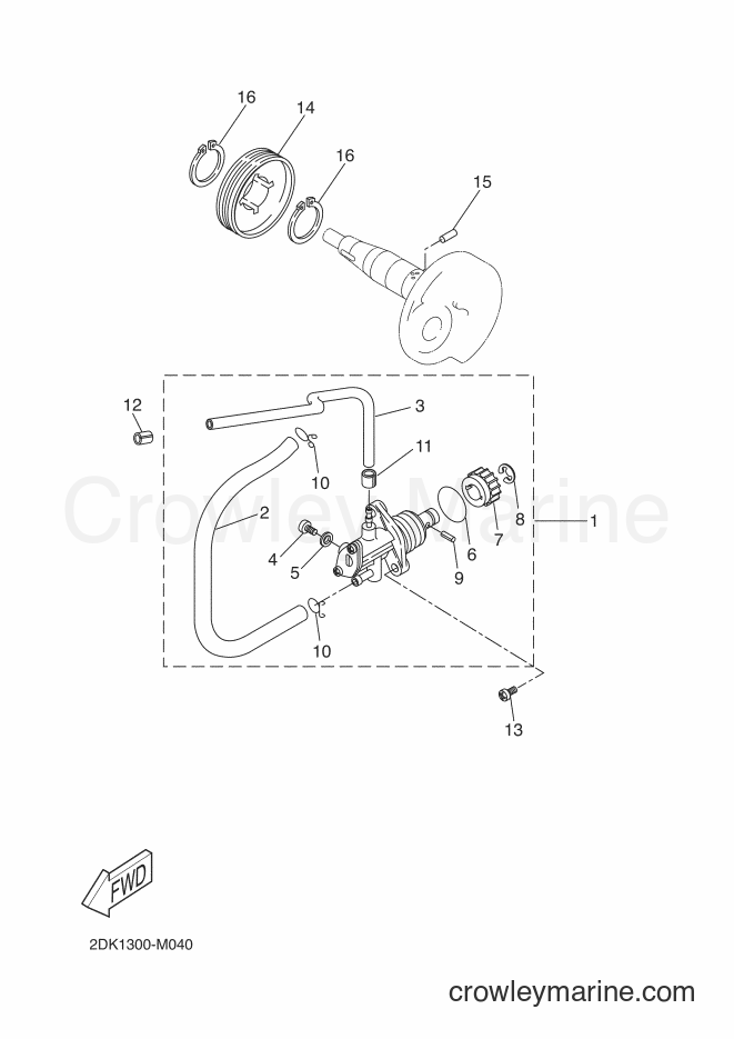 Yamaha Motors YN50E (2DK2) [010] - OIL PUMP