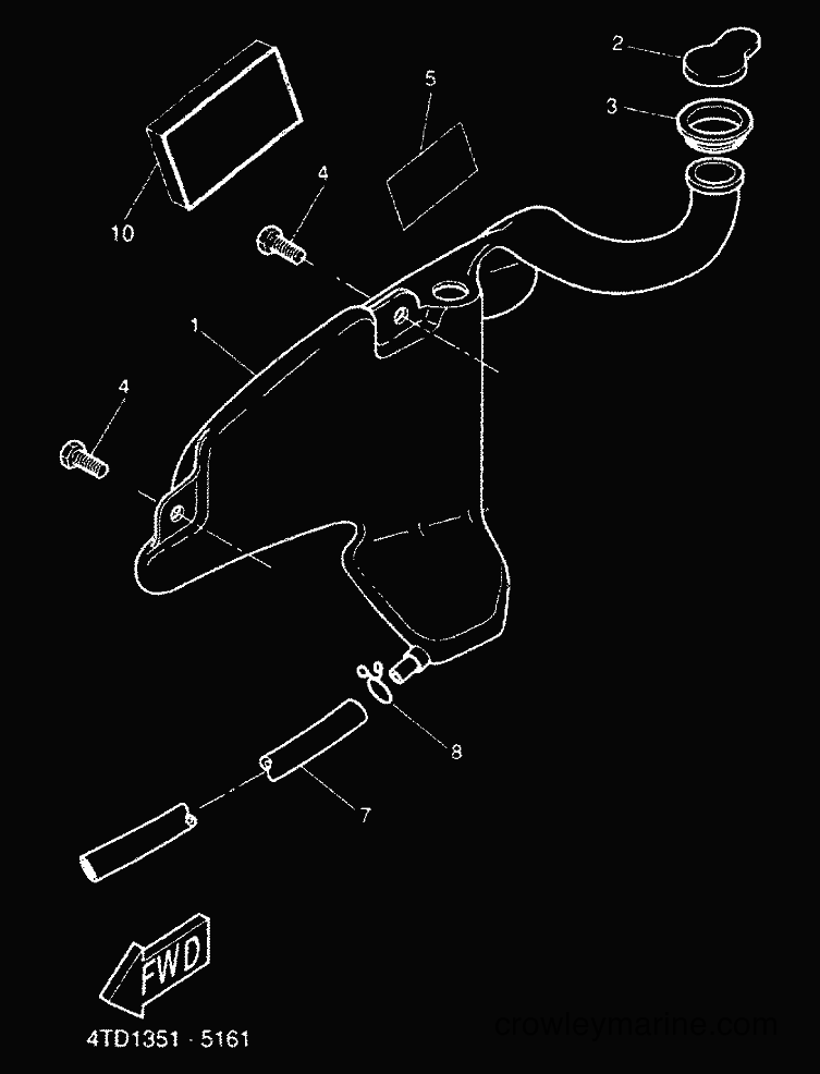 2000 Scooter CW50RS - CW50RS (5FXE) [010] - OIL TANK