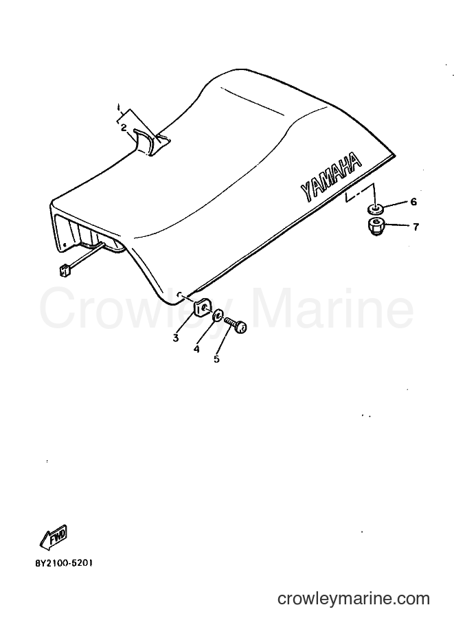 1988 Snowmobile ET340 - ET340 (83T0) [010] - SEAT