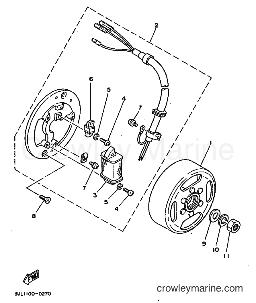 1993 Dirt Bike RT100 - RT100 (3UL4) [010] - GENERATOR