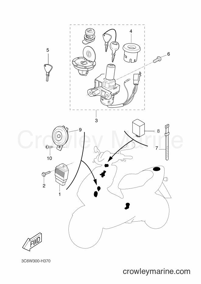 Yamaha Motors YQ50 (1BX7) [060] - ELECTRICAL 1