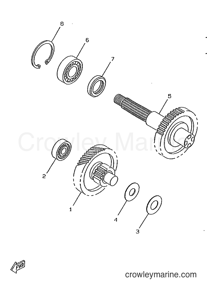 1996 Scooter CW50RSP - CW50RSP (4WL1) [999] - TRANSMISSION
