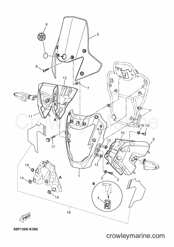 2015 Dirt Bike XT660Z - XT660Z (2BD7) [030] - COWLING