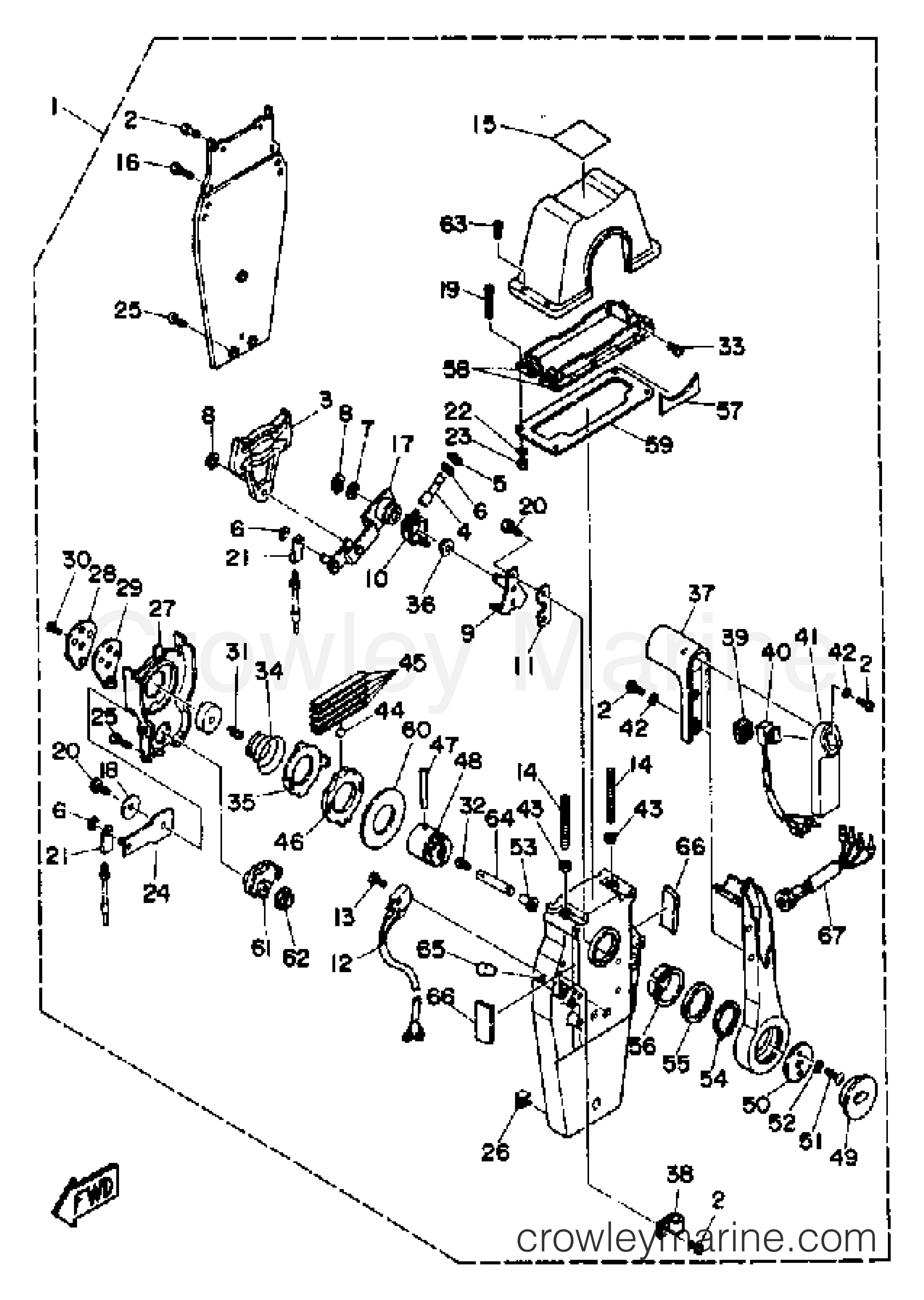 Yamaha Motors V8_7.4_INTERMEDIATE - REMOTE CONTROL COMPONENT PARTS 2