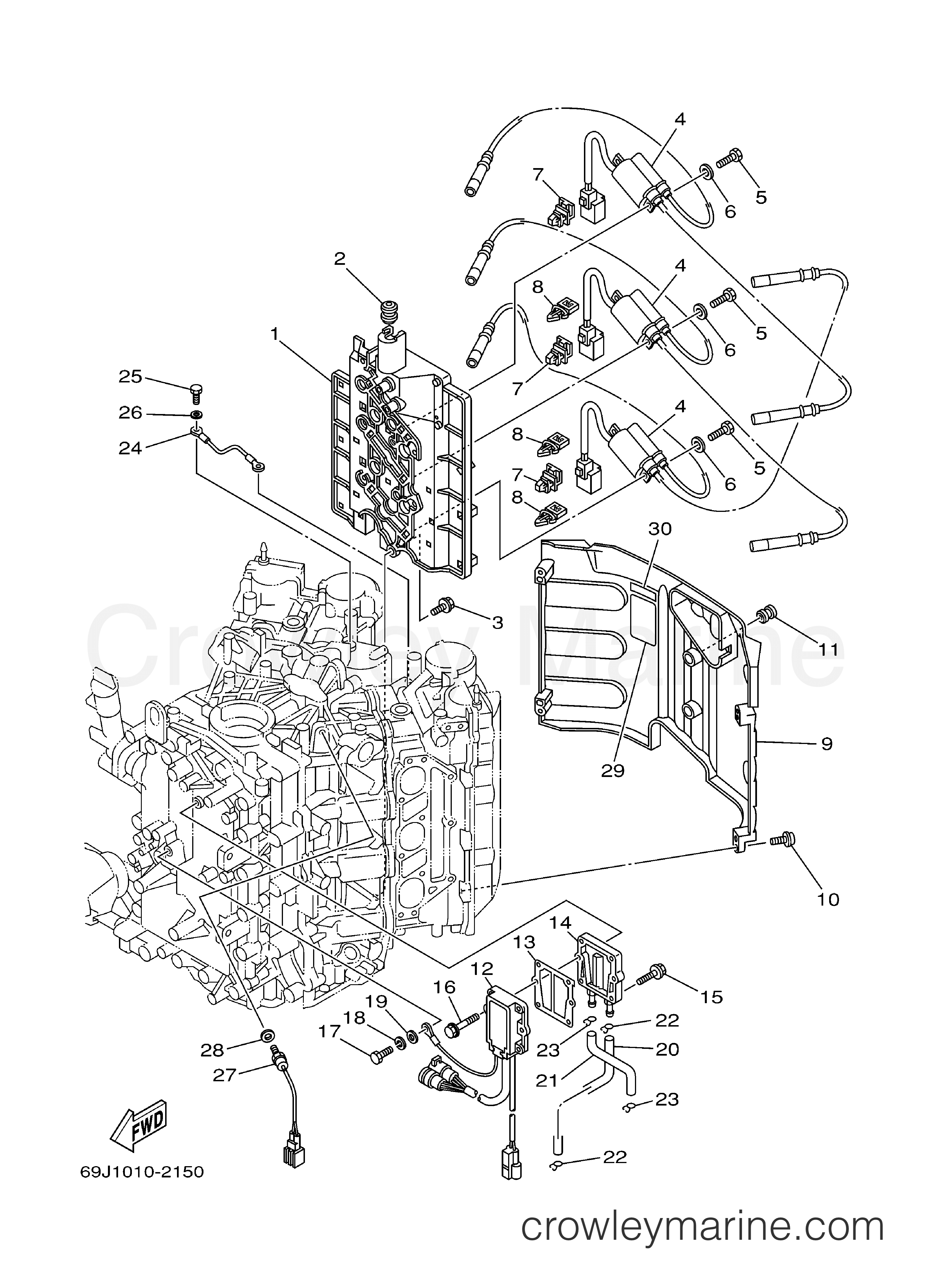 Yamaha Motors LF225TXR - ELECTRICAL 1