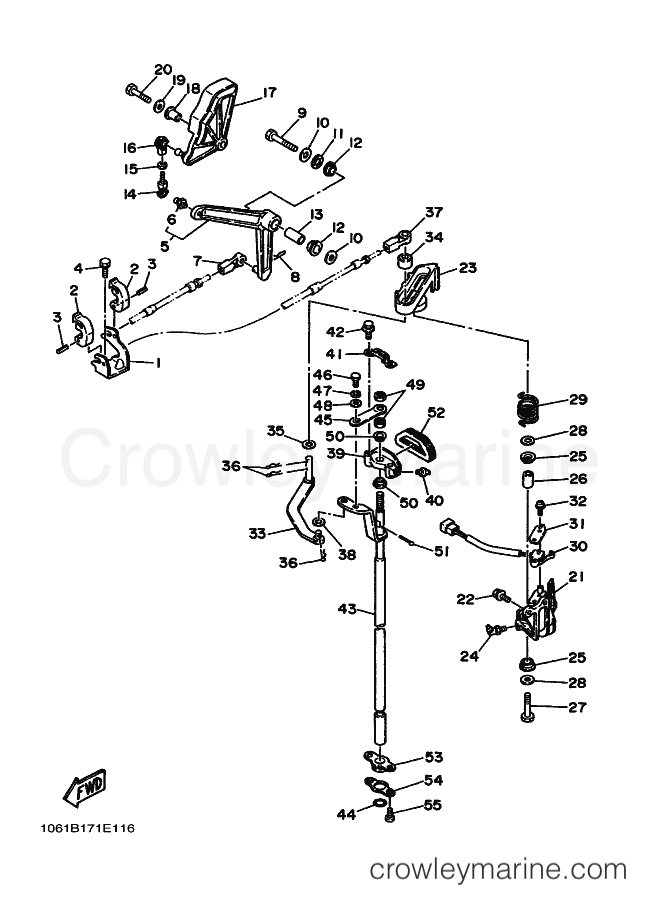 Yamaha Motors L250ETD (61B0) [010] - CONTROL