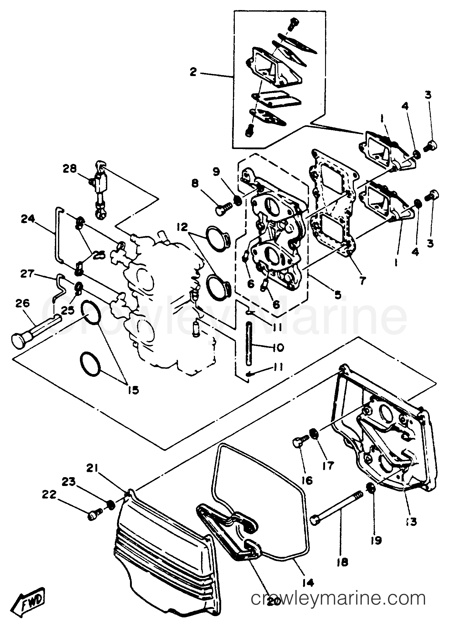 Yamaha Motors 25ESHR - INTAKE