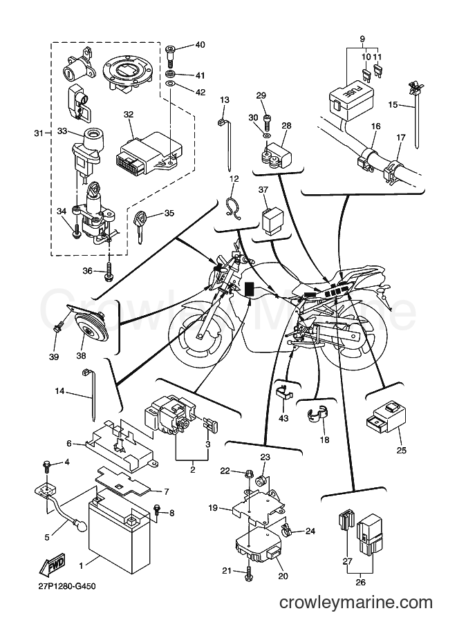 2009 Street Bike FZ6-NHG - FZ6-NHG (5S55) [010] - ELECTRICAL 2