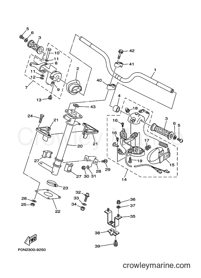 Yamaha Motors WB800Y (F0N4) [010] - STEERING 1