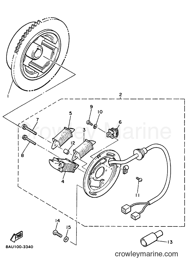 Yamaha Motors VK540E (8ACU) [010] - GENERATOR