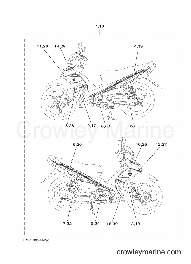 2013 Scooter T115FSEC - T115FSEC (1DY5) [010] - OPTIONAL PARTS 2