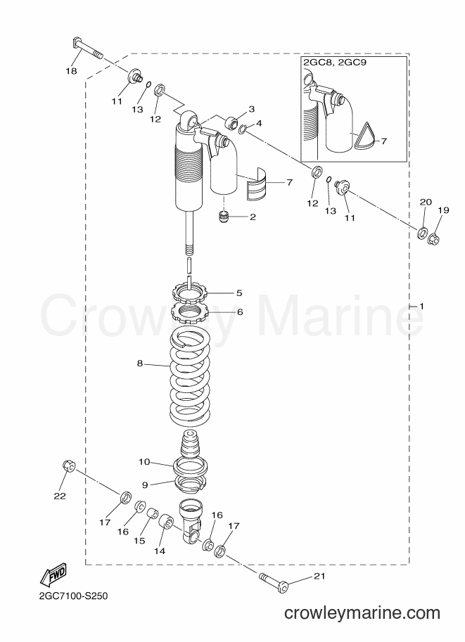 Yamaha Motors WR450F (2GC8) [010] - REAR SUSPENSION