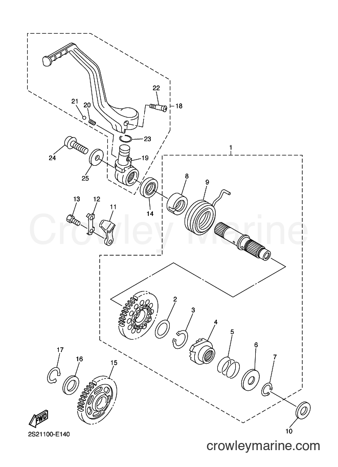 2011 Dirt Bike WR450F - WR450F (1HB3) [010] - STARTER