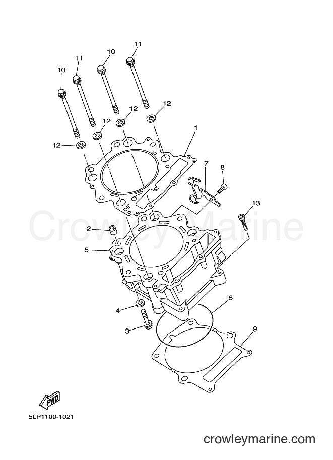2003 ATV YFM660R - YFM660R (5LPD) [010] - CYLINDER