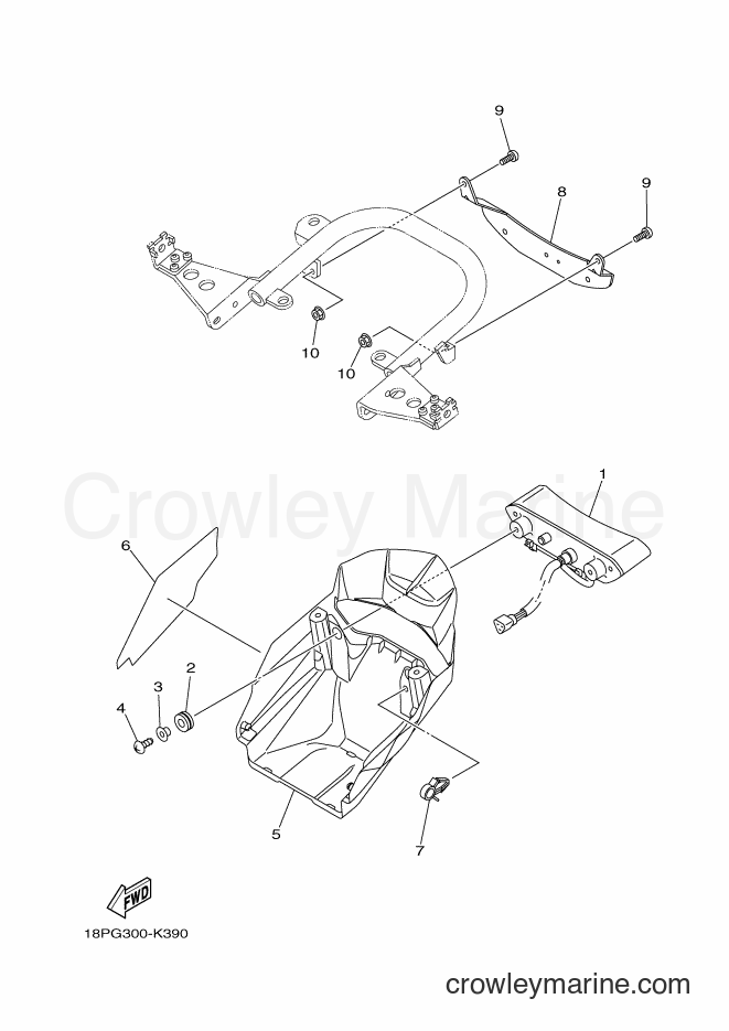 Yamaha Motors YFZ450R (18PL) [010] - TAILLIGHT