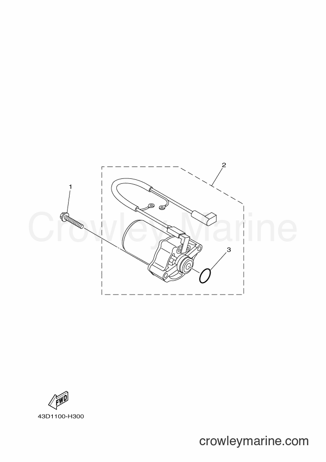 2012 ATV YFM90R - YFM90R (43DB) [010] - STARTING MOTOR