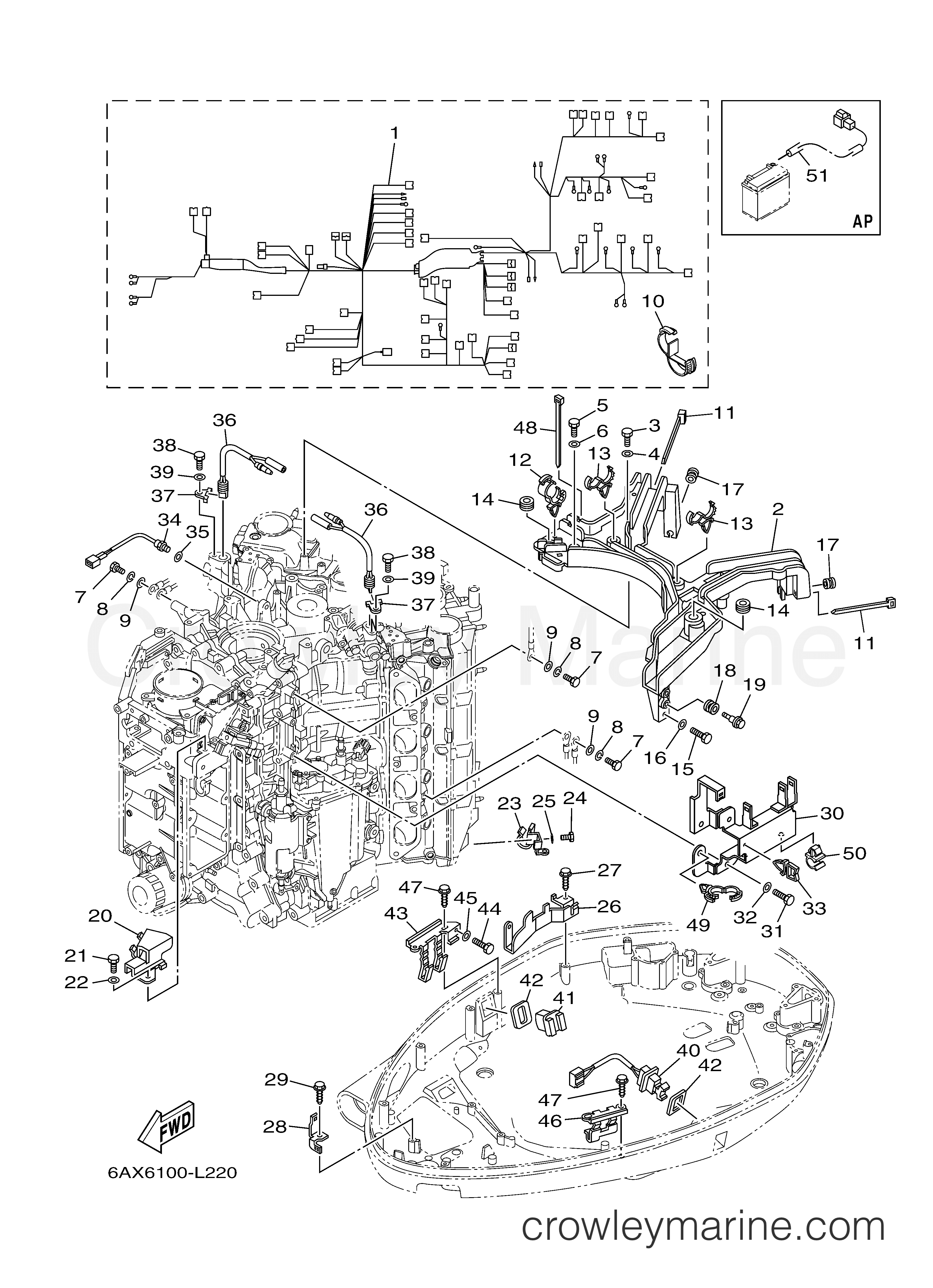 Yamaha Motors LF350XCB - ELECTRICAL 5