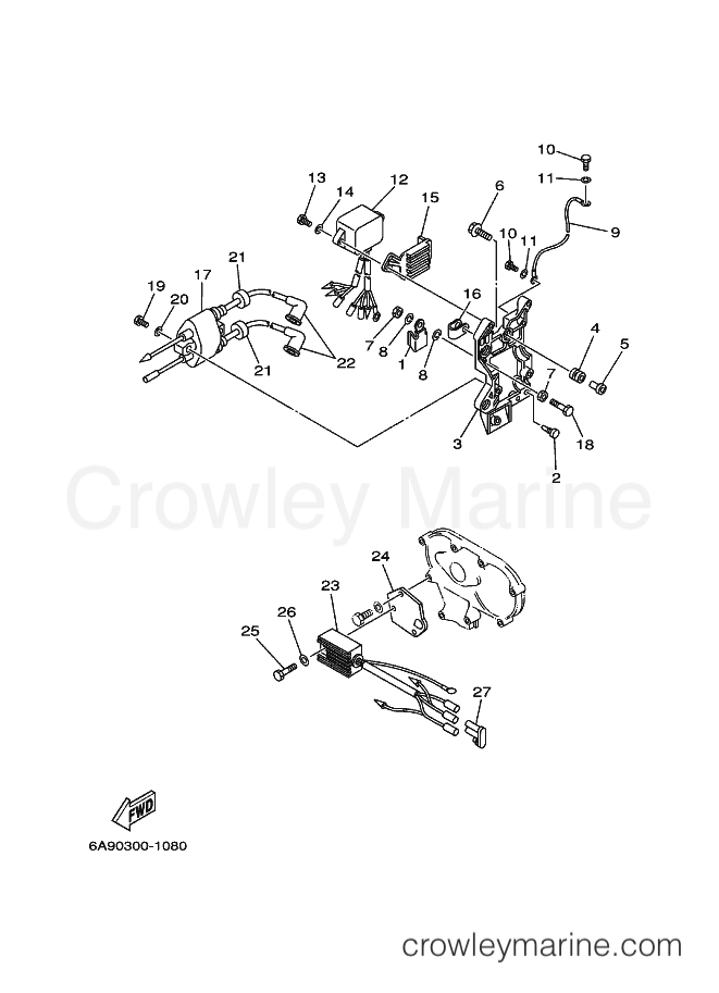 Yamaha Motors 20C (6A91) [030] - ELECTRICAL