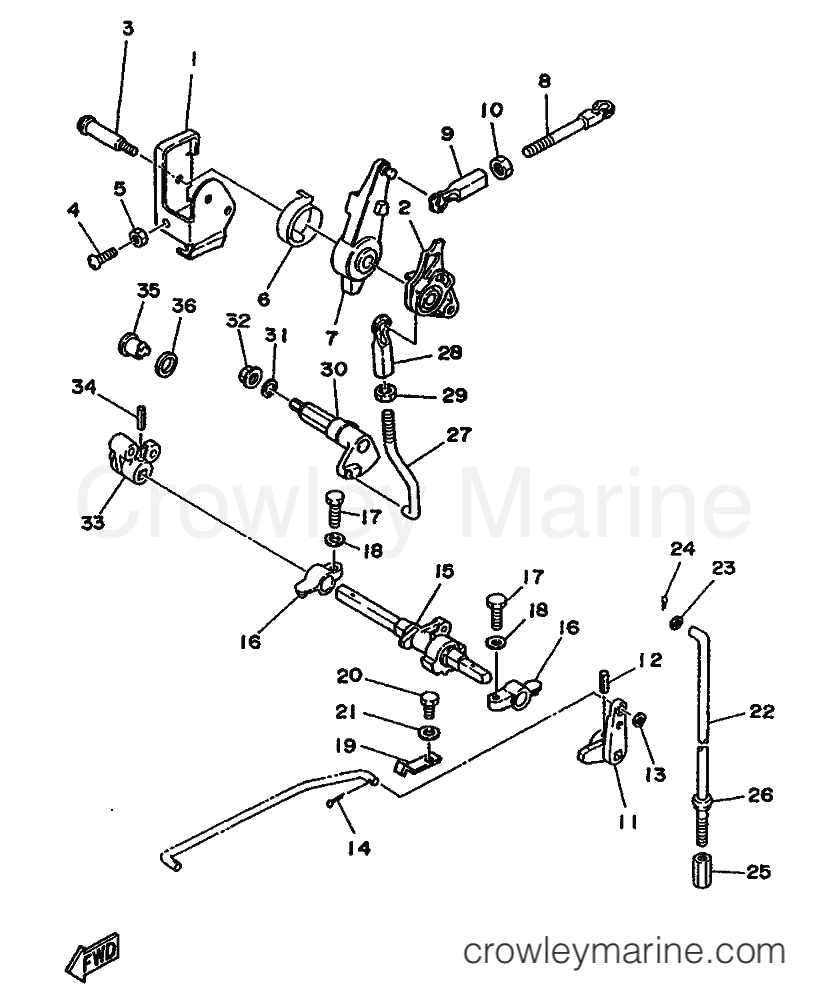 Yamaha Motors 30D (6J8) [999] - CONTROL