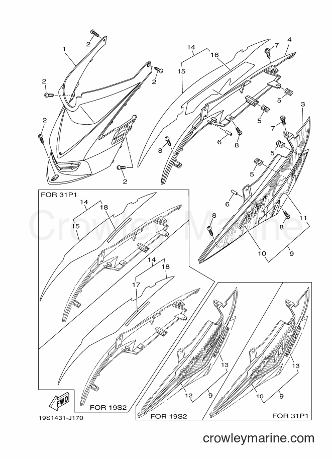 2010 Scooter AL115S - AL115S (19S2) [010] - SIDE COVER