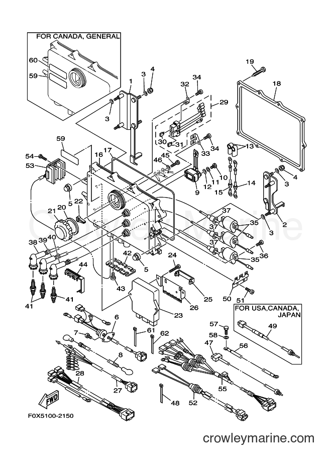 Yamaha Motors JET FOR GP1200 (67X2) [03A] - ELECTRICAL 1