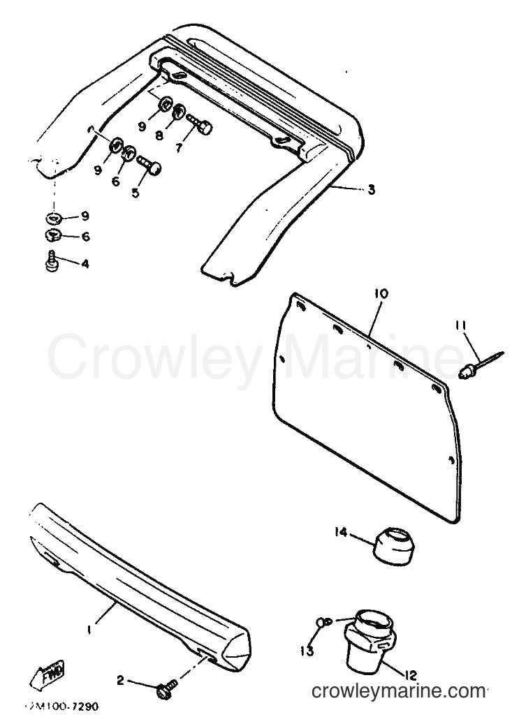 Yamaha Motors EX570BS8 (84N0) [010] - BUMPER
