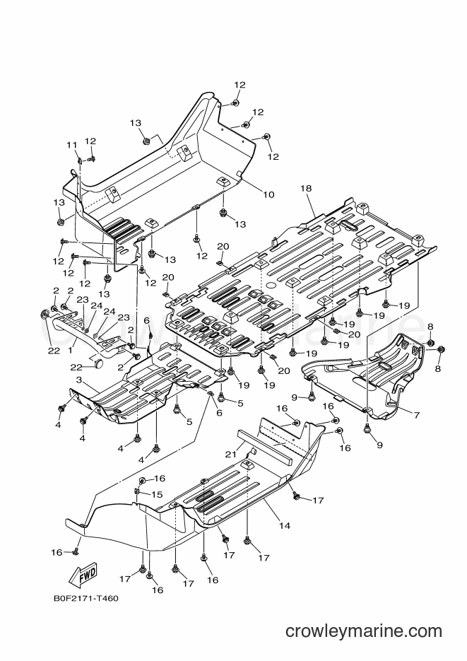 Yamaha Motors YXZ1000ETS (B0F2) [010] - GUARD