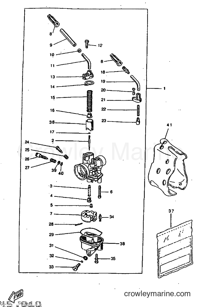 1998 Scooter CW50 - CW50 (4VVH) [010] - CARBURETOR