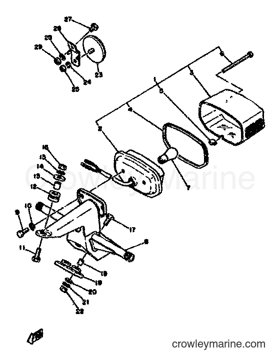 1977 Street Bike RD50M - RD50M (2E0) [999] - TAILLIGHT