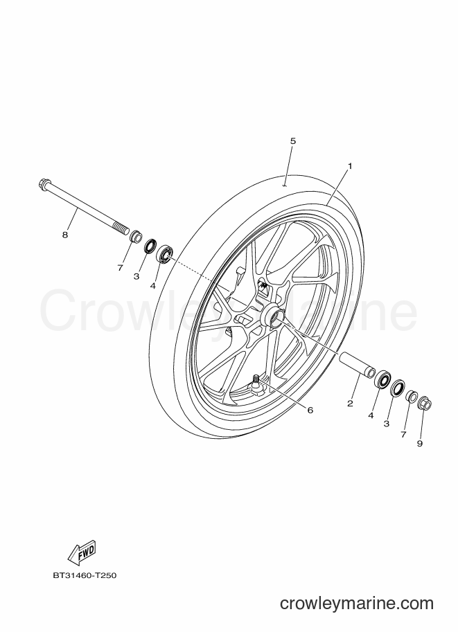 2018 Street Bike VXN155 - VXN155 (BT31) [010] - FRONT WHEEL