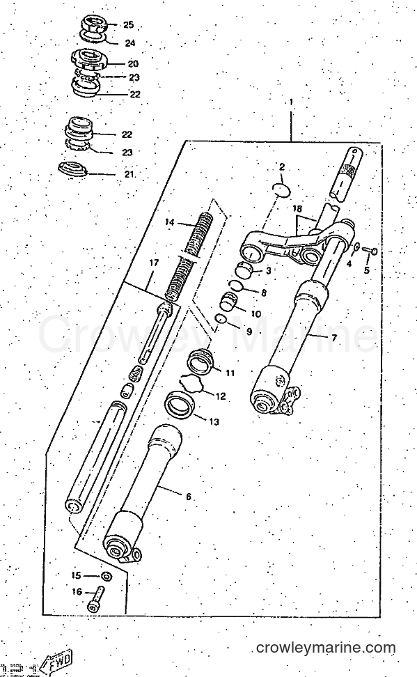Yamaha Motors CW50RS (4TDD) [999] - FRONT FORK