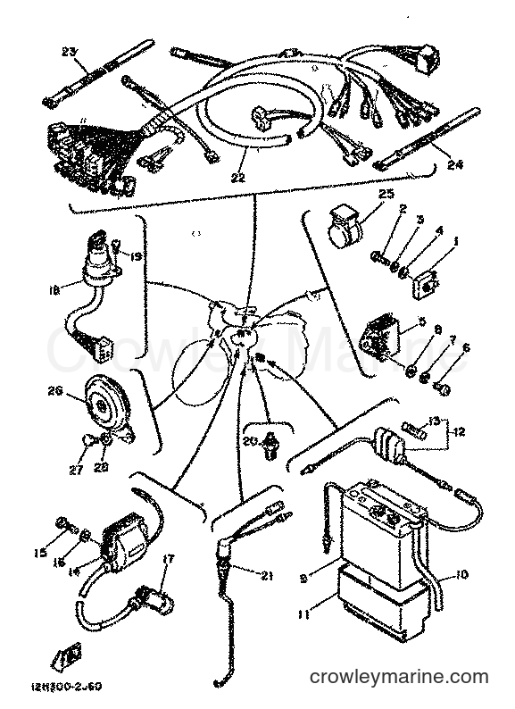1982 Street Bike RD80 - RD80 (12G) [999] - ELECTRICAL 1