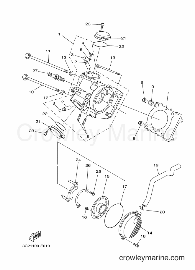 2016 ATV YFM450FWAD - YFM450FWAD (BM71) [020] - CYLINDER HEAD