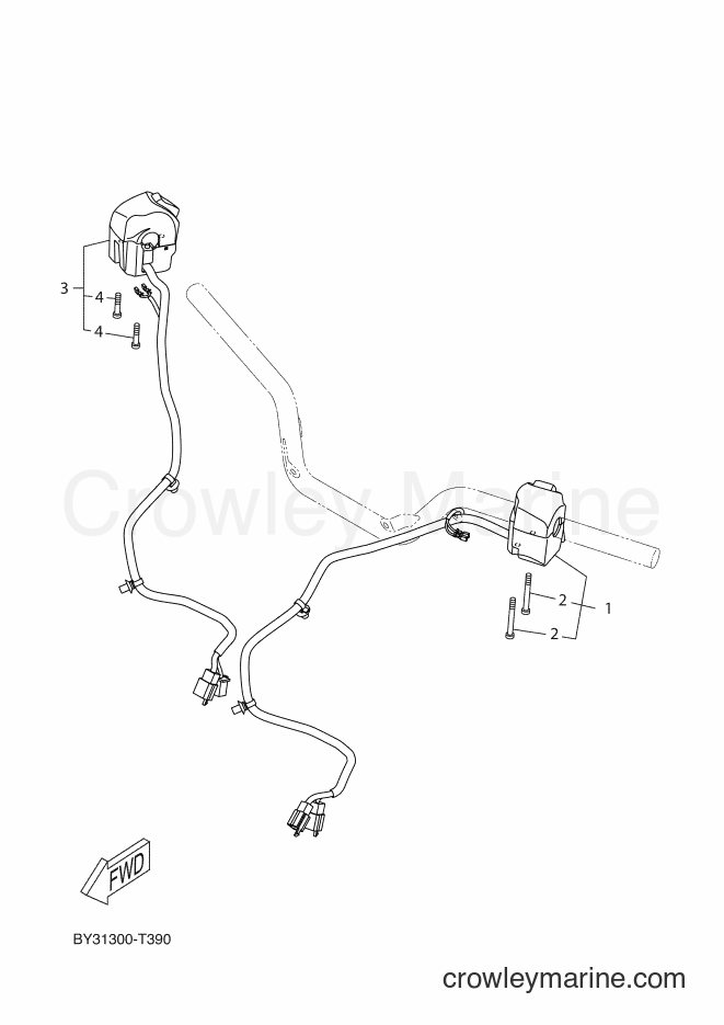 2018 Scooter CZD300-A - CZD300-A (BY31) [010] - HANDLE SWITCH & LEVER