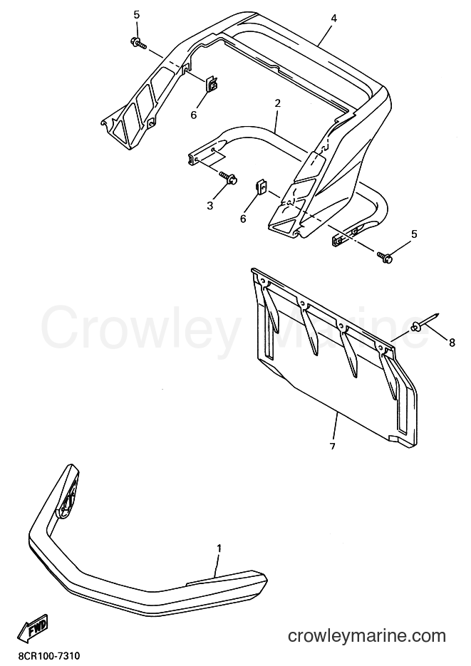 Yamaha Motors VX600XT (8CX2) [030] - BUMPER