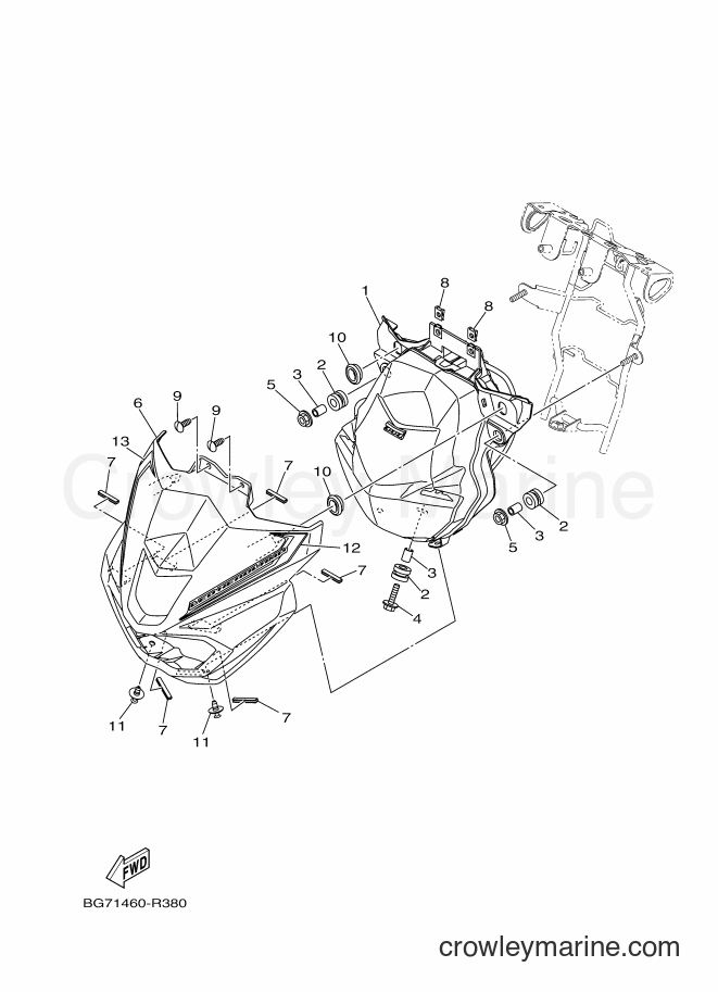 2016 Street Bike TFX150 - TFX150 (BG71) [010] - HEADLIGHT