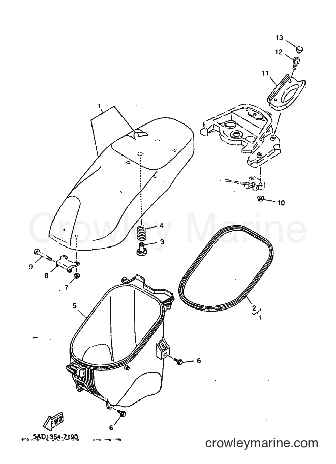 1999 Scooter YN50 - YN50 (5ADJ) [010] - SEAT
