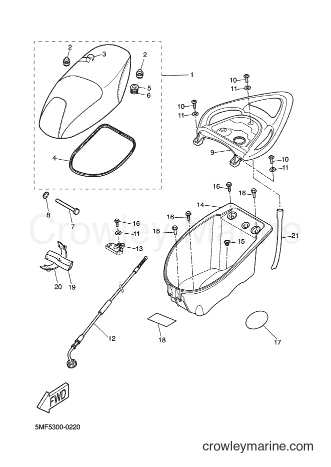 2002 Scooter XN125 - XN125 (5MF6) [020] - SEAT