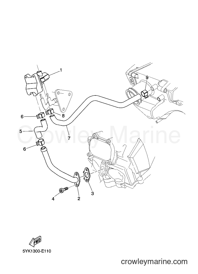 2007 Street Bike MT03 - MT03 (5YK2) [030] - AIR INDUCTION SYSTEM