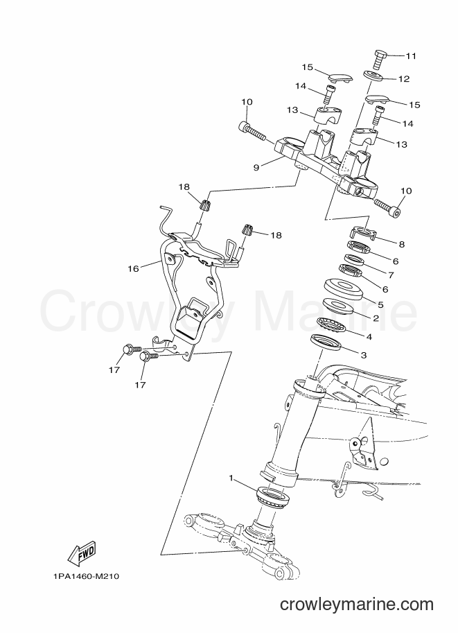 2014 Street Bike FZ150 - FZ150 (1PA5) [010] - STEERING