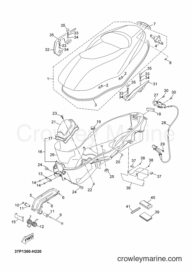 2010 Scooter YP250R - YP250R (37P1) [030] - SEAT