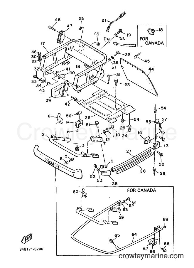 1989 Snowmobile ET400 - ET400 (85V1) [010] - BUMPER