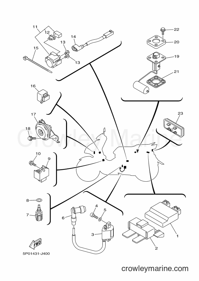 Yamaha Motors AT135 (5P02) [010] - ELECTRICAL 2