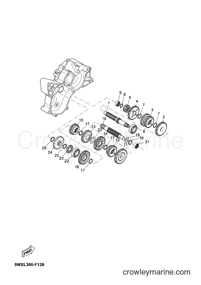 2007 Scooter TZR50 - TZR50 (5WXP) [010] - TRANSMISSION