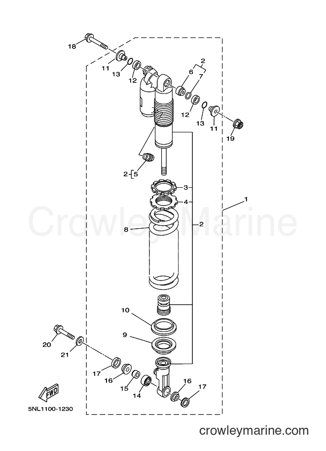 2001 Dirt Bike WR250F - WR250F (5PH2) [070] - REAR SUSPENSION