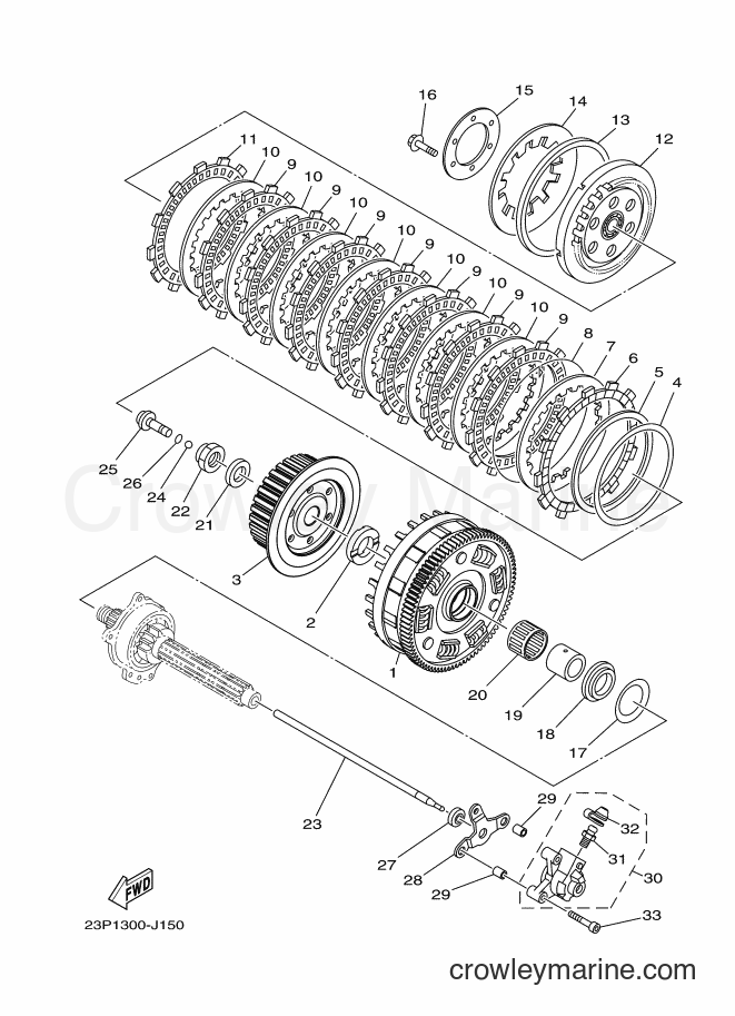 2012 Dirt Bike XT1200Z - XT1200Z (23P6) [010] - CLUTCH