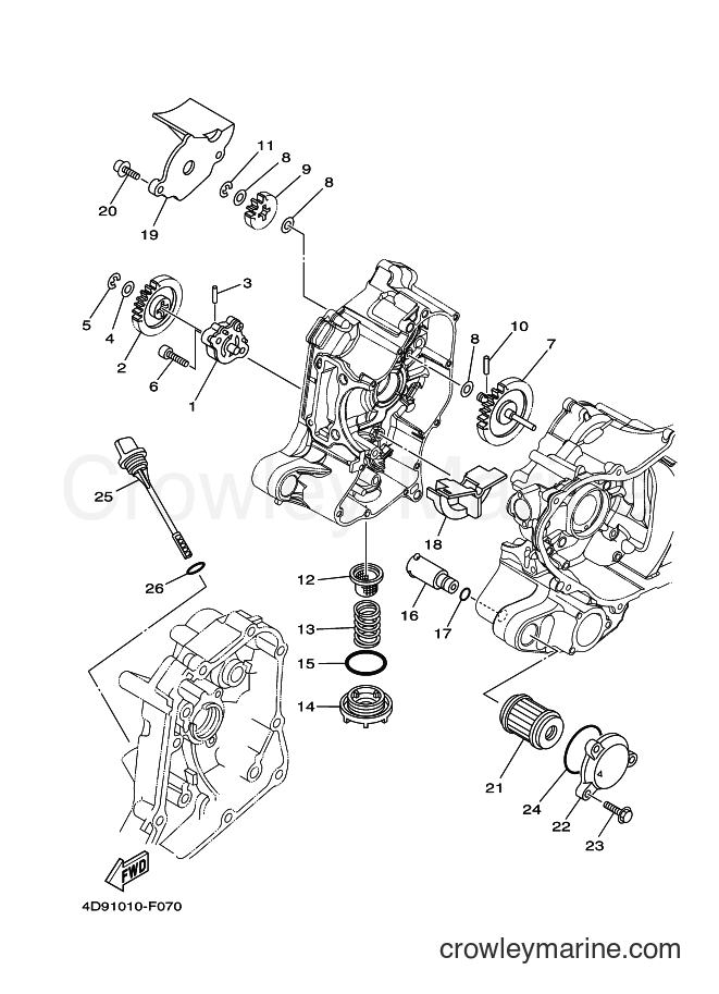 2012 Maxi-Scooter YP250 - YP250 (4D95) [010] - OIL PUMP