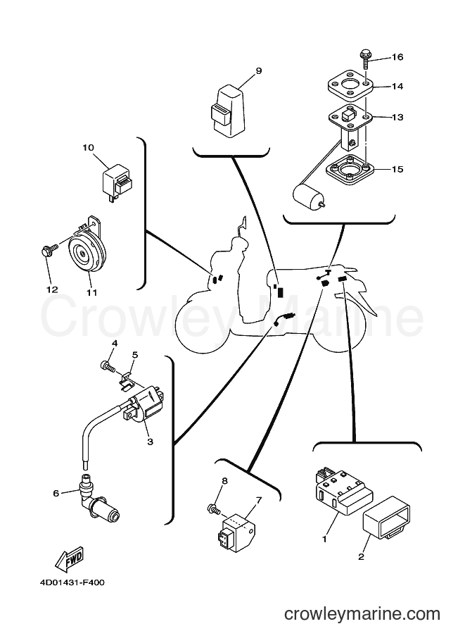 Yamaha Motors AF115S (4D03) [010] - ELECTRICAL 2