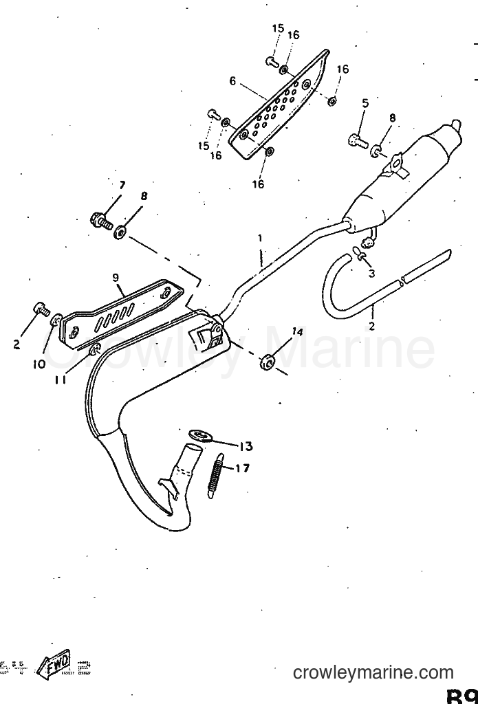 1997 Scooter DT50R - DT50R (5EC1) [999] - EXHAUST
