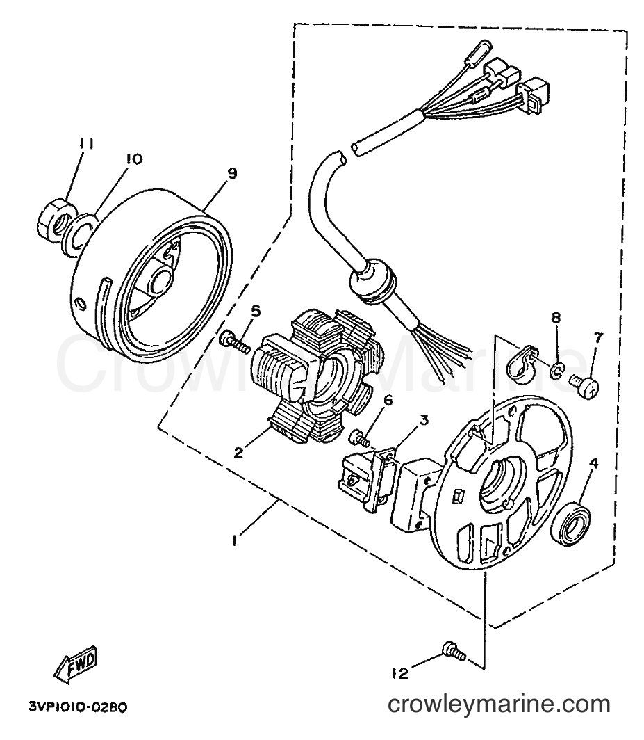 1992 Scooter YE50 - YE50 (4EE1) [999] - GENERATOR